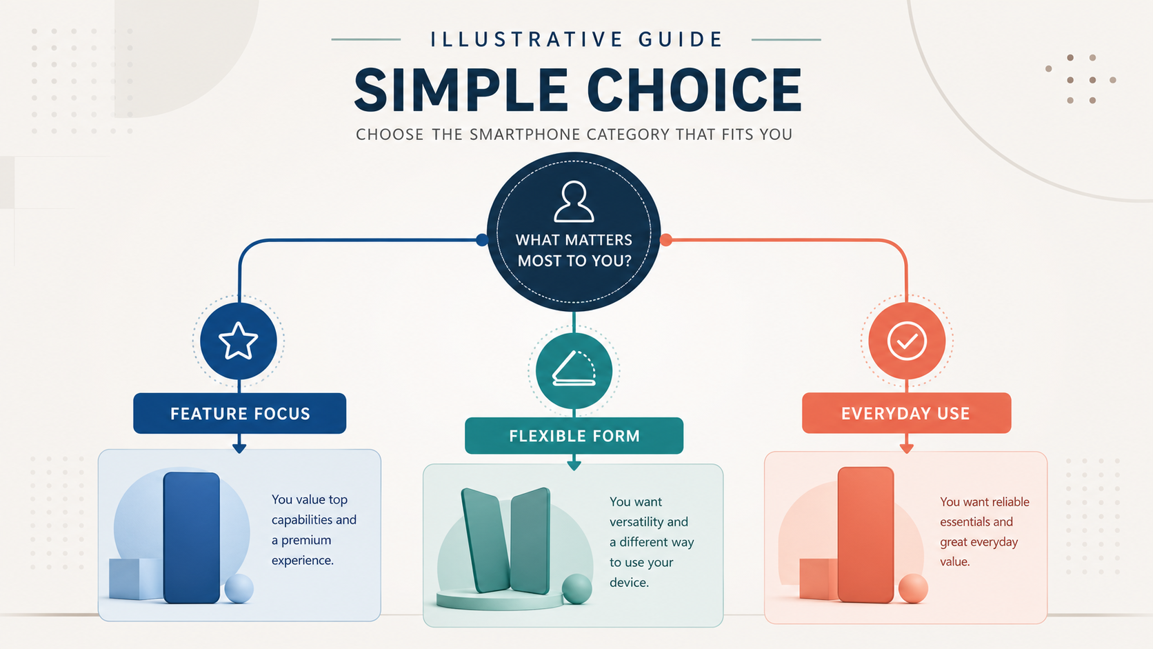Give readers a simple visual framework for choosing between the documented Galaxy families